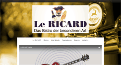 Desktop Screenshot of le-ricard.de